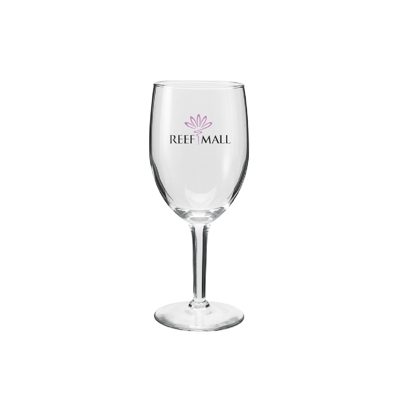 personalized recycled wine glass